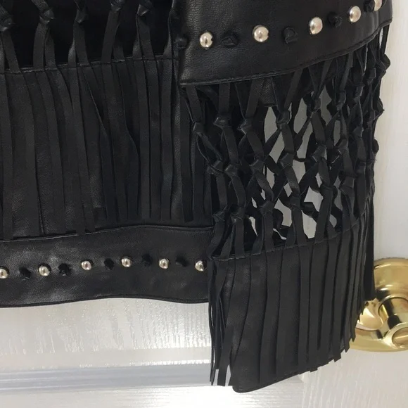 𝅺Pamela McCoy leather jacket - Picture 6 of 8